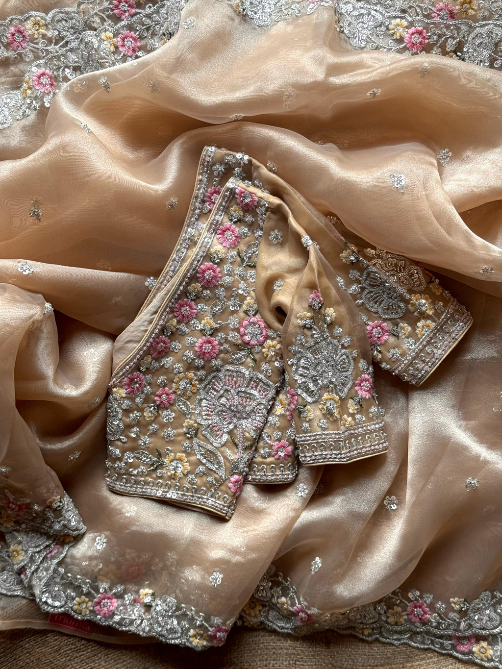 Golden Era Embellished Saree