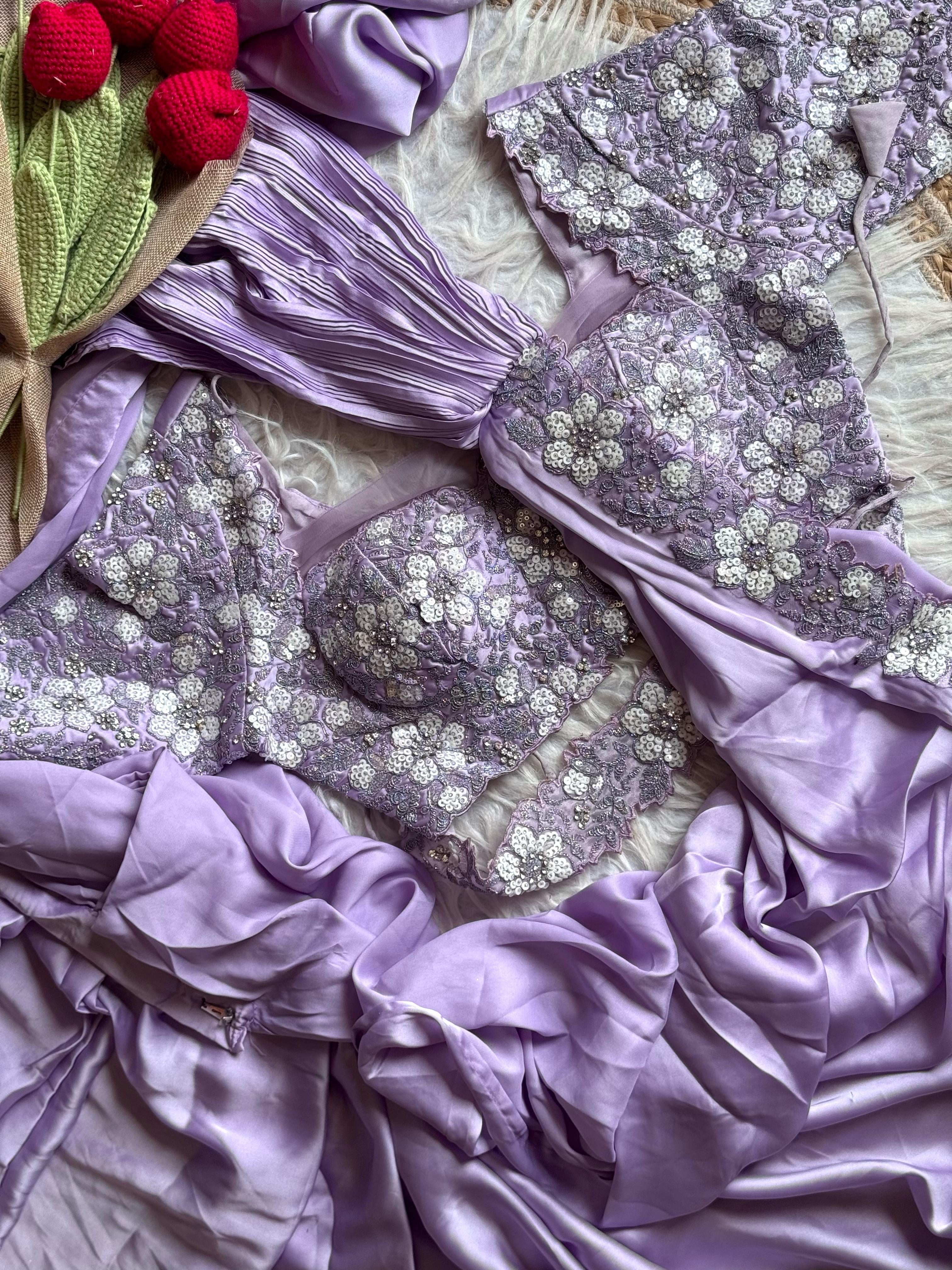Lavender Queen (Pre-Draped)