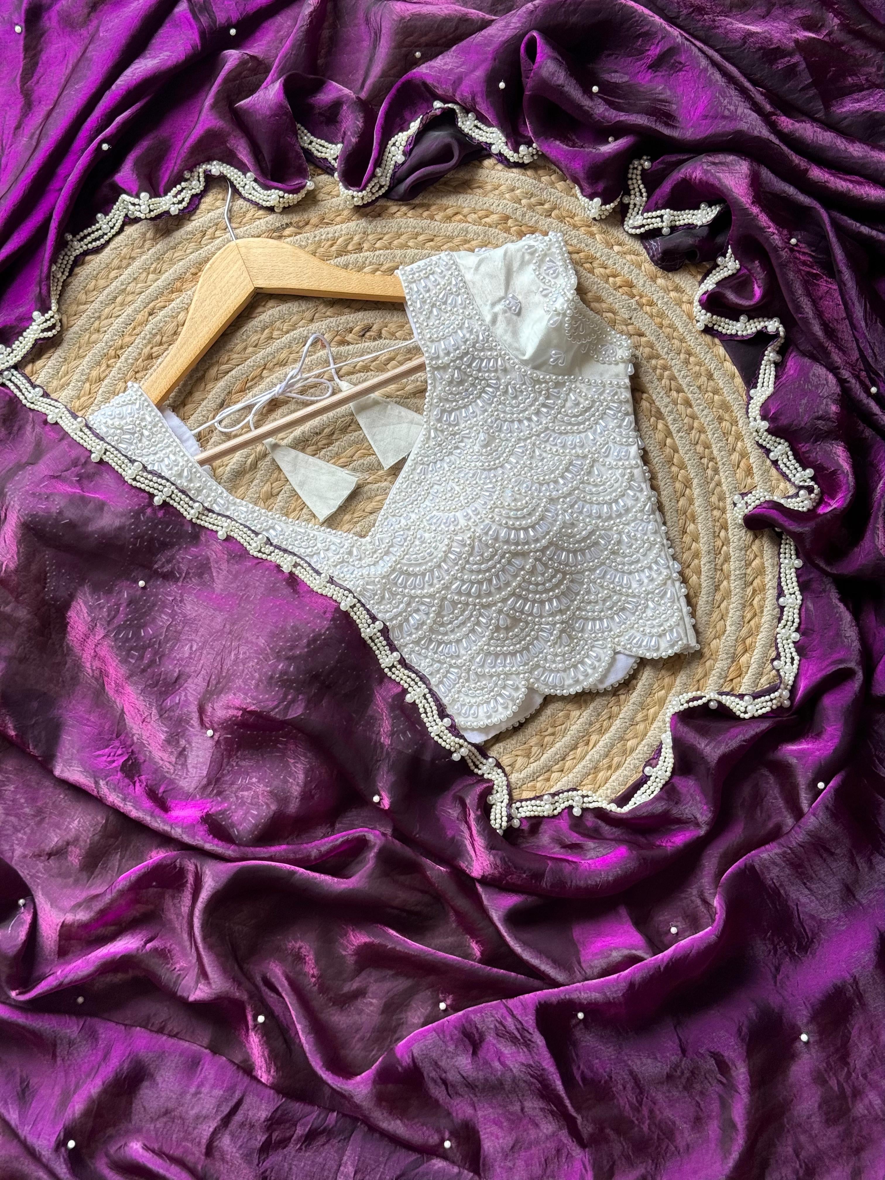 Cherry Embellished Saree