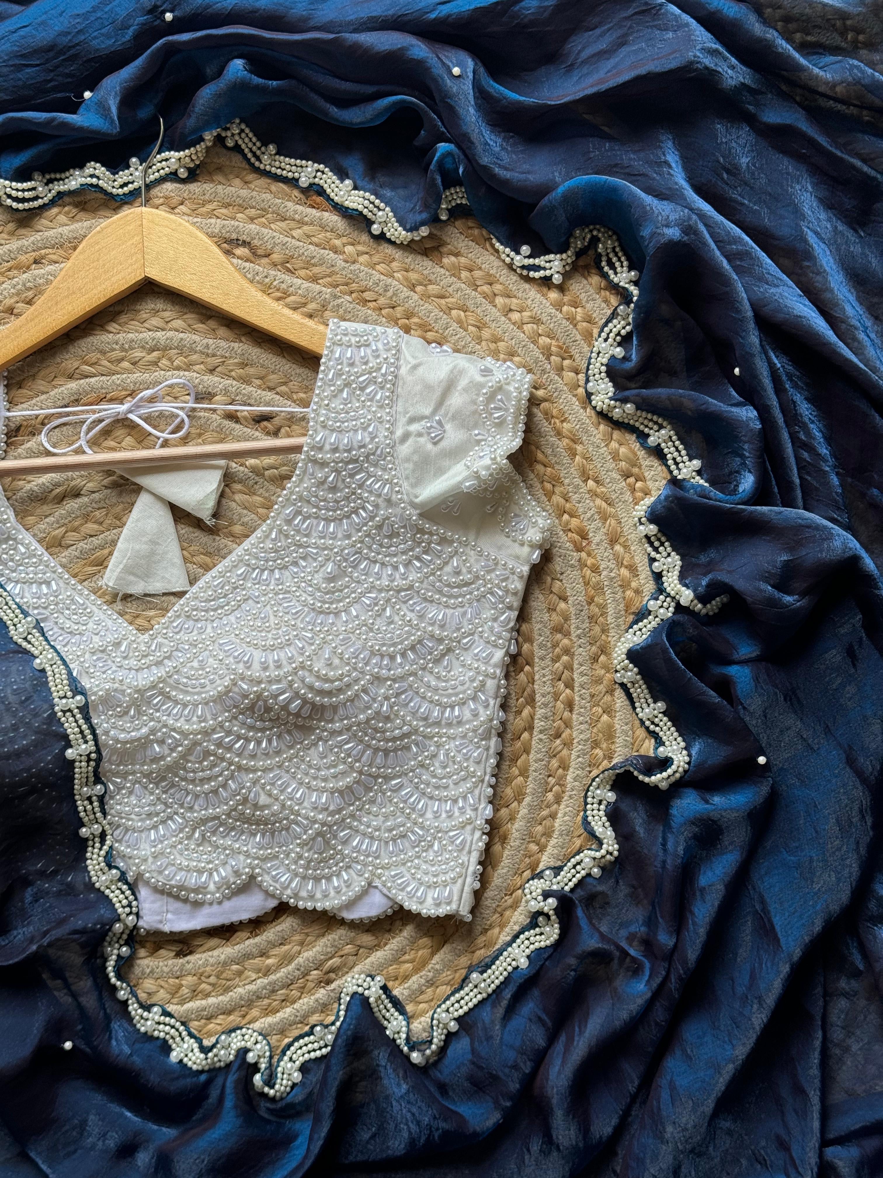 Cherry Embellished Saree