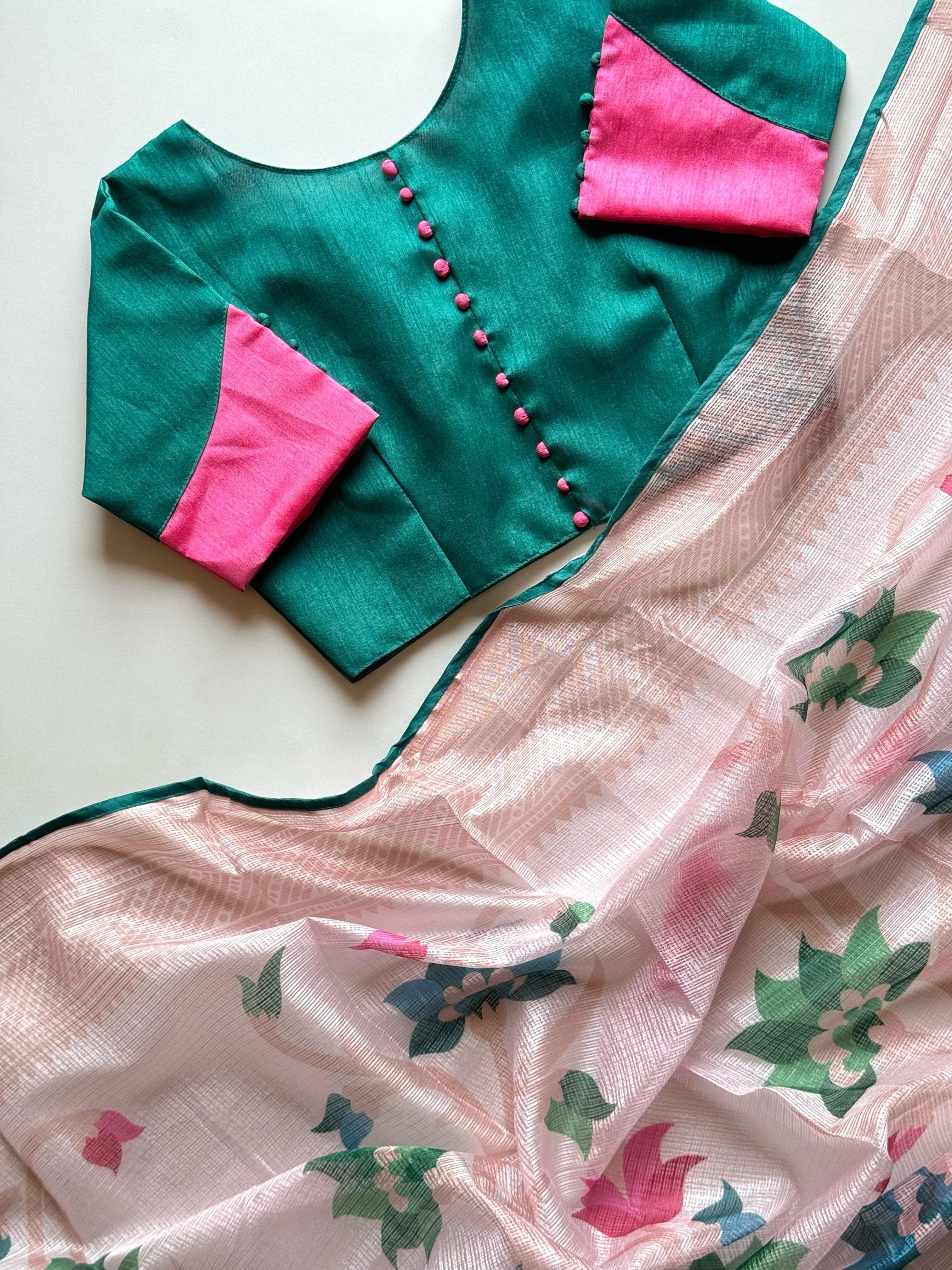 Spring Floral Kota Saree