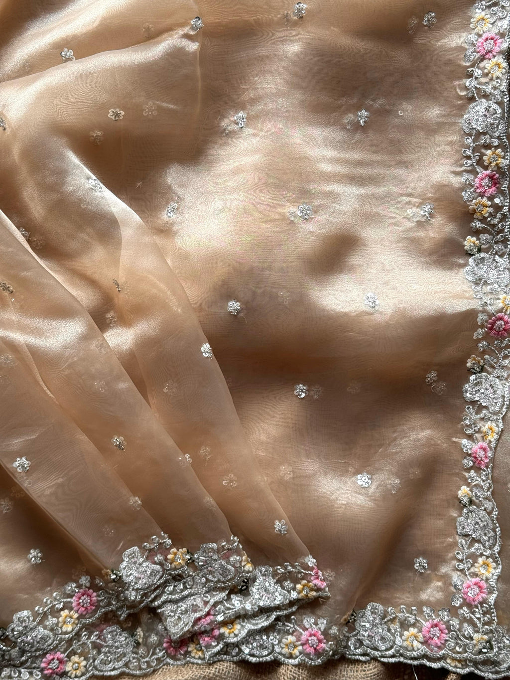 Golden Era Embellished Saree