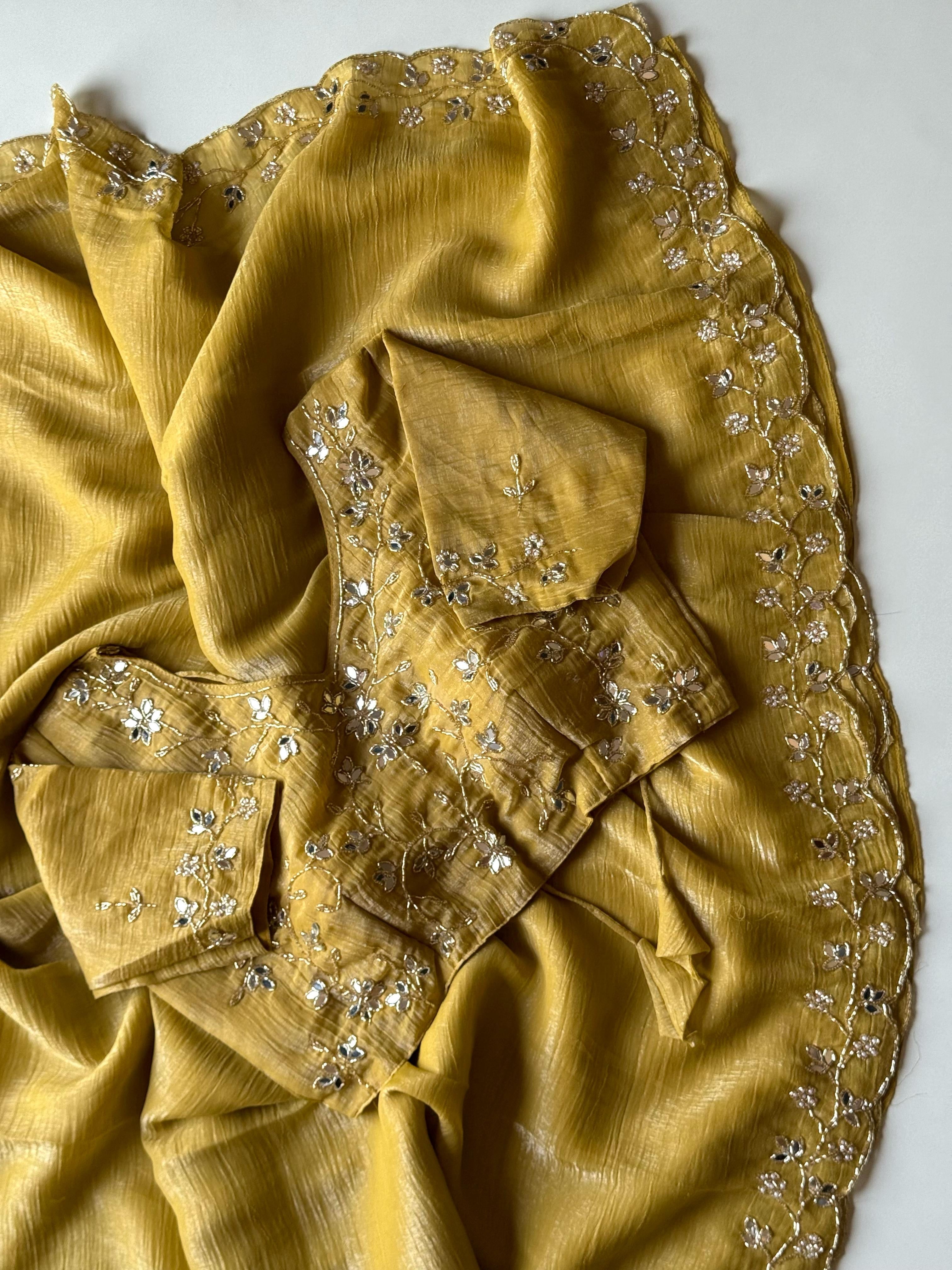 Golden Era Saree