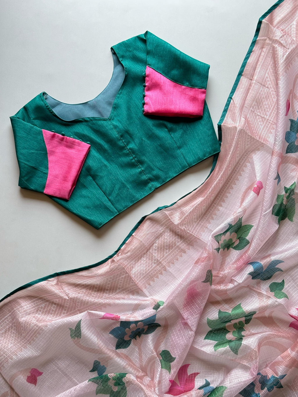 Spring Floral Kota Saree