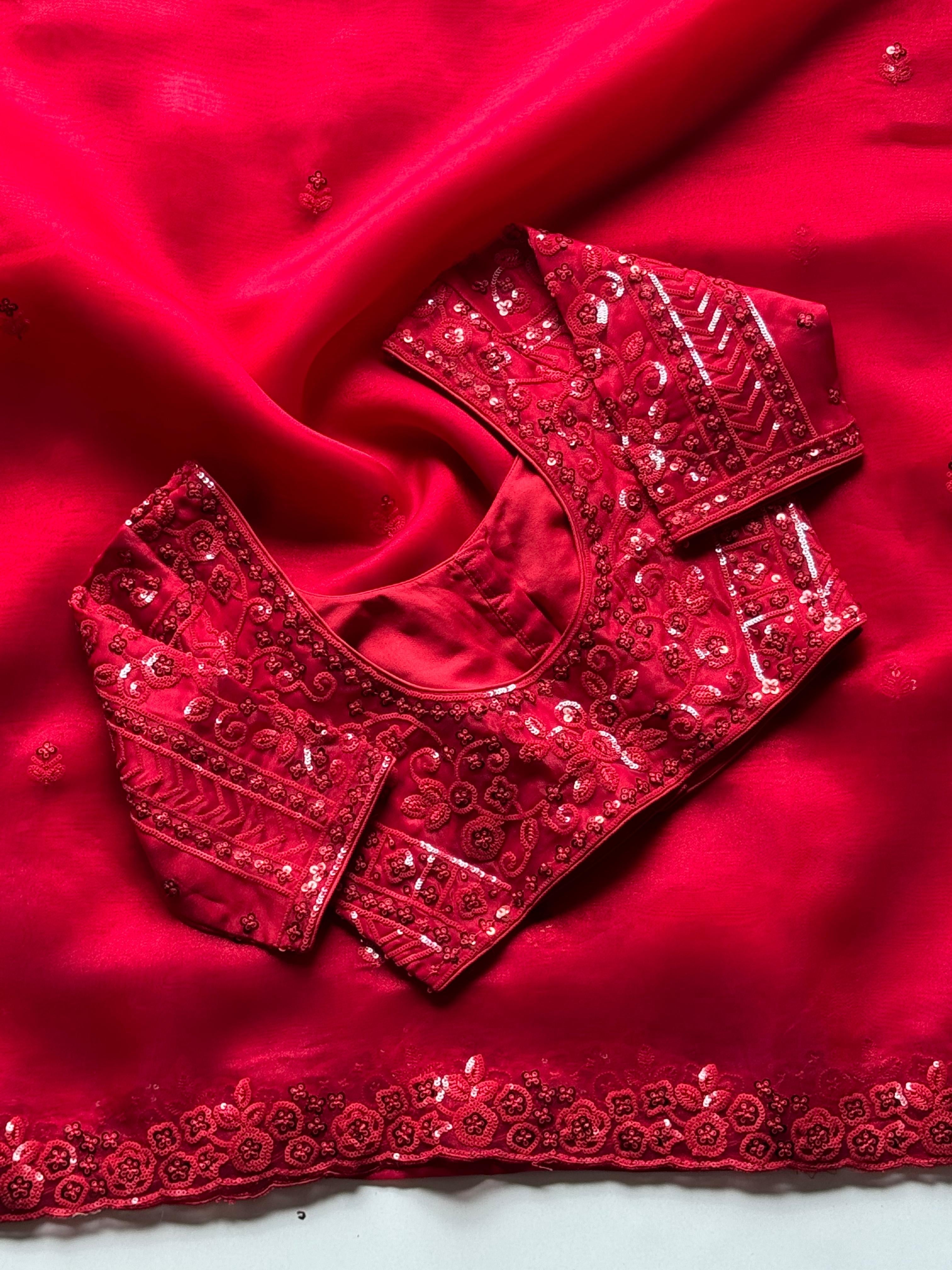 Scarlet Lolita Embellished Saree