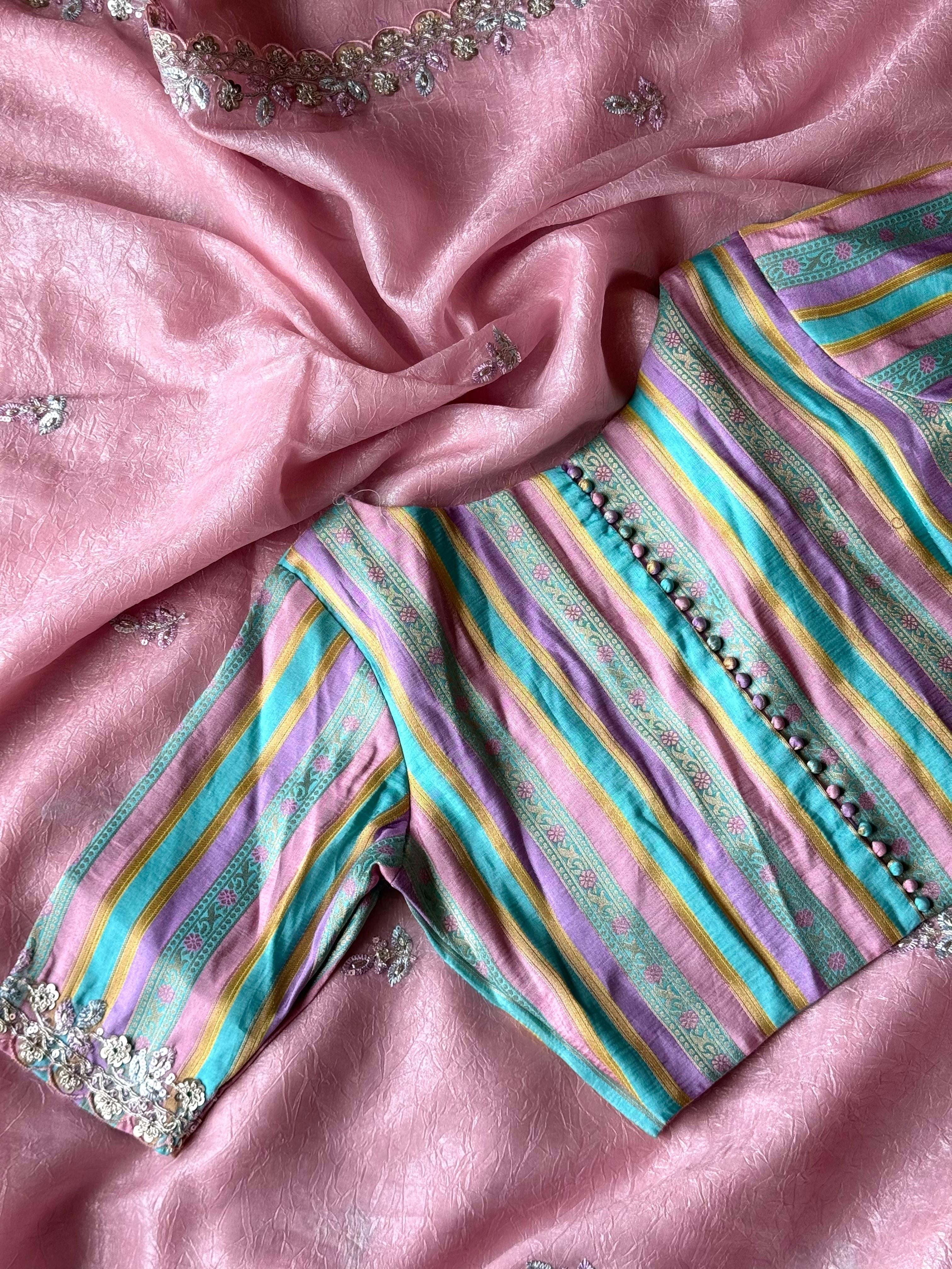 Rangeeni Embellished Saree