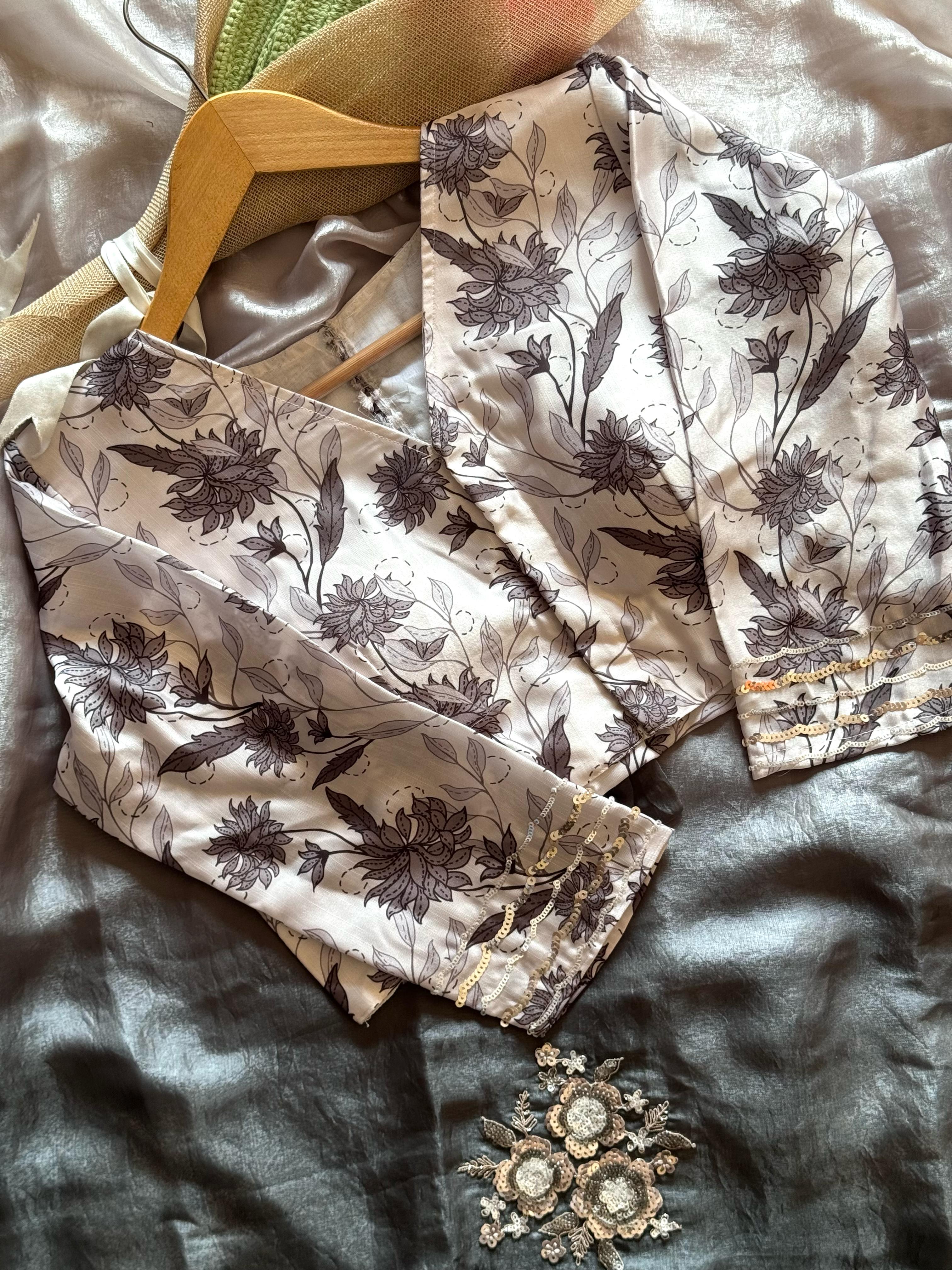 Pearls on Petals Saree