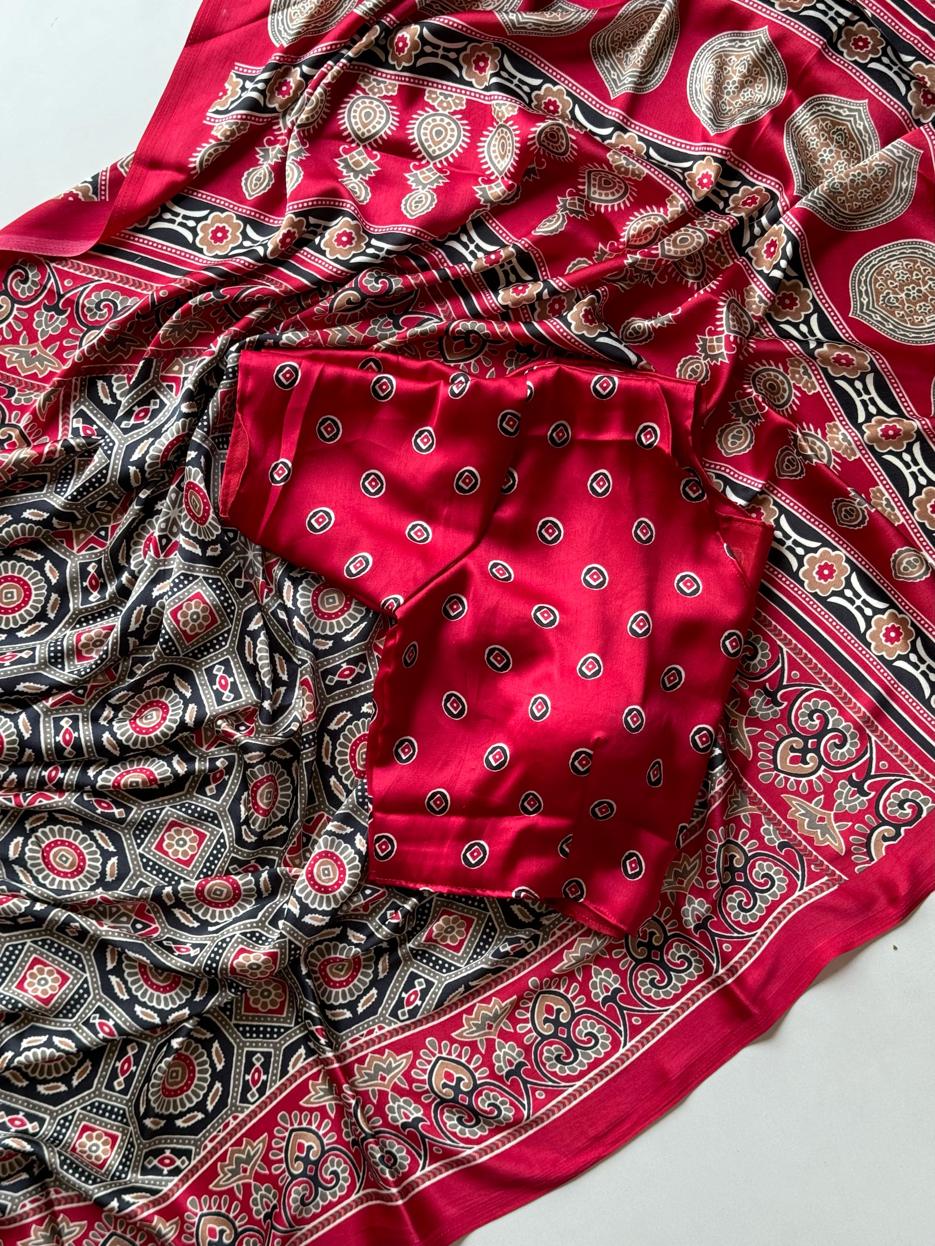 Kalindi Kalamkari Saree
