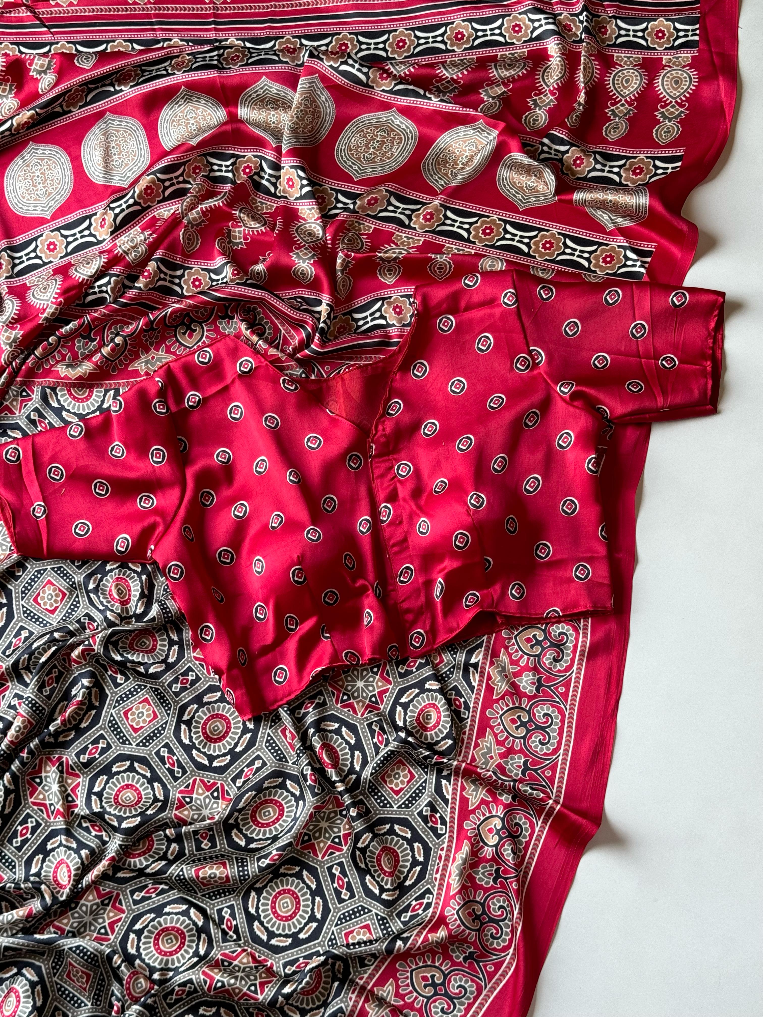 Kalindi Kalamkari Saree