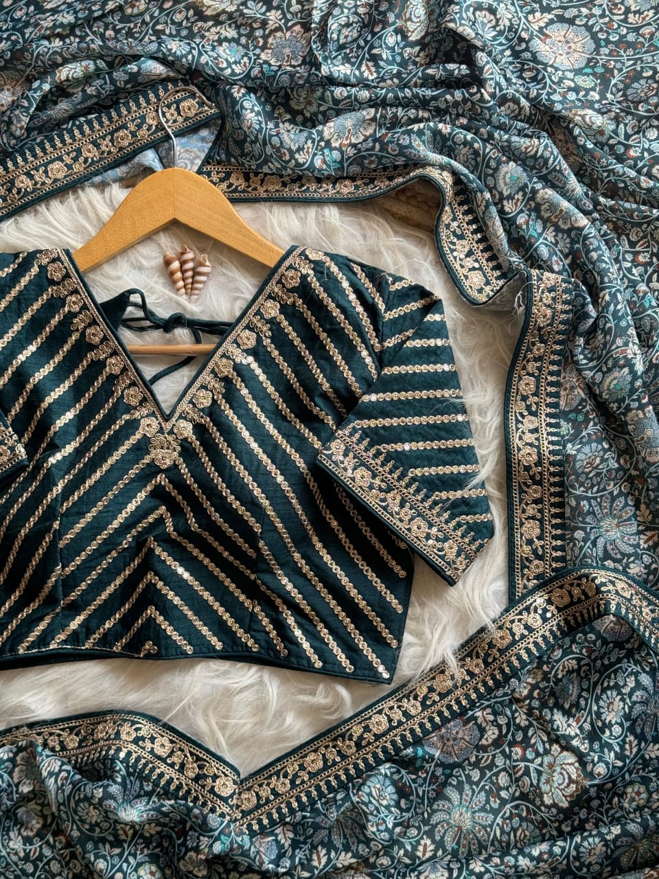 Kalindi Kalamkari Saree