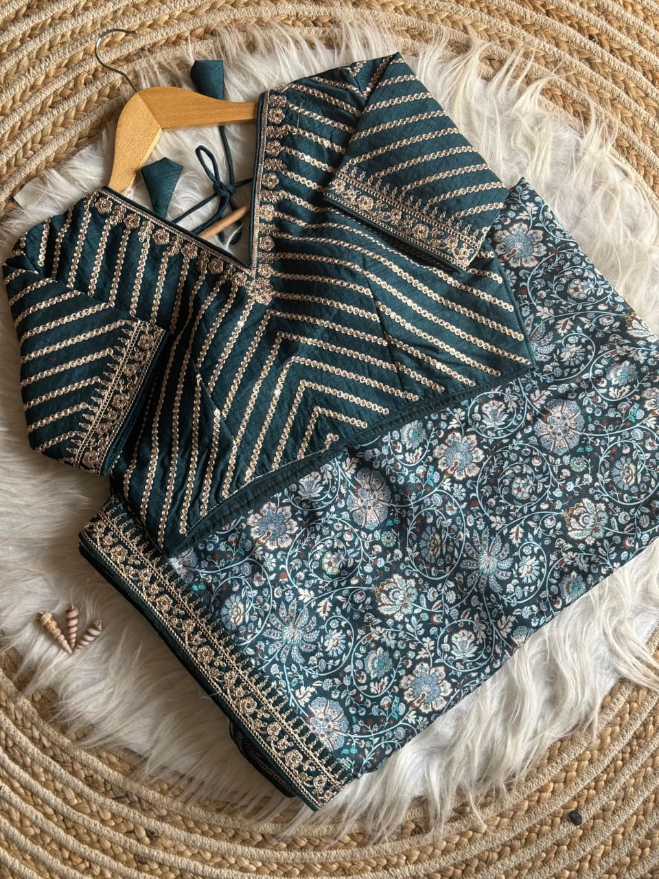 Kalindi Kalamkari Saree